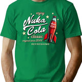 Nuka Cola Ad Dks Premium Heavyweight Cotton T-Shirt - Green