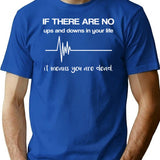Nursing Inspiration Quotes Vintage Graphics T-Shirt for Men & Women, T-Shirts Graphic Tee - Blue