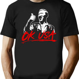 Ok Usa Bloodsport T-Shirt for Men & Women, T-Shirts Graphic Tee - Black