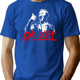 Ok Usa Bloodsport T-Shirt for Men & Women, T-Shirts Graphic Tee - Blue