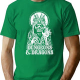 Old School Lich (For Black Shirts) T-Shirt for Men & Women, T-Shirts Graphic Tee - Green