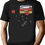 Old Timey Jacks Game T-Shirt for Men & Women, T-Shirts Graphic Tee - Black