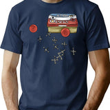 Old Timey Jacks Game T-Shirt for Men & Women, T-Shirts Graphic Tee - Navy