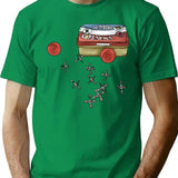 Old Timey Jacks Game T-Shirt for Men & Women, T-Shirts Graphic Tee - Green