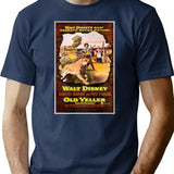 Old Yeller Classic T-Shirt for Men & Women, T-Shirts Graphic Tee - Navy