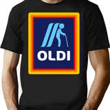 Oldi Design Logo Funny Birthday Gift Mother'S Day Father Day Christmas Gift T-Shirt for Men & Women, T-Shirts Graphic Tee - Black