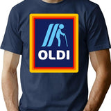 Oldi Design Logo Funny Birthday Gift Mother'S Day Father Day Christmas Gift T-Shirt for Men & Women, T-Shirts Graphic Tee - Navy