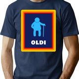 Oldi Original Willow Days T-Shirt for Men & Women, T-Shirts Graphic Tee - Navy