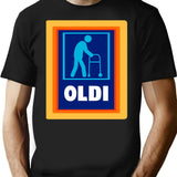 Oldie Classic Essential T-Shirt for Men & Women, T-Shirts Graphic Tee - Black