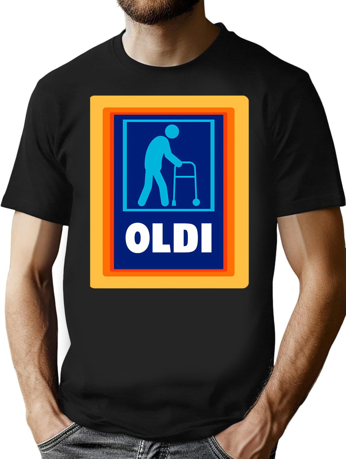 Oldie Classic Essential T-Shirt for Men & Women, T-Shirts Graphic Tee - Black