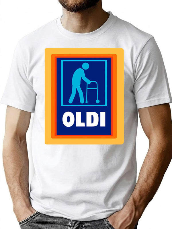 Oldie Classic Essential T-Shirt for Men & Women, T-Shirts Graphic Tee - White