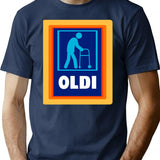 Oldie Classic Essential T-Shirt for Men & Women, T-Shirts Graphic Tee - Navy