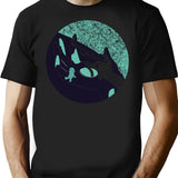 On The Hand T-Shirt for Men & Women, T-Shirts Graphic Tee - Black