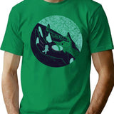 On The Hand T-Shirt for Men & Women, T-Shirts Graphic Tee - Green