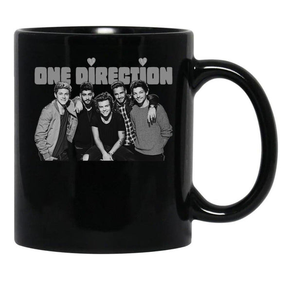 One Direction Together Classic Black Coffee Mug, Gift Coffee Mug - Black