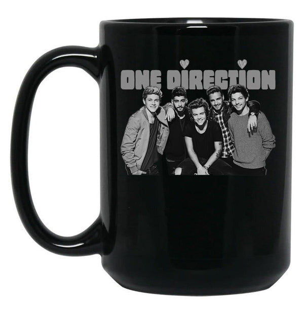 One Direction Together Classic Black Coffee Mug, Gift Coffee Mug - Black
