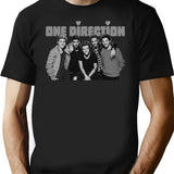One Direction Together Classic Premium Heavyweight Cotton T-Shirt - Black
