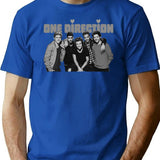 One Direction Together Classic Premium Heavyweight Cotton T-Shirt - Blue
