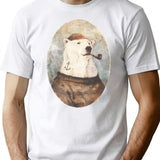 Onto The Shore T-Shirt for Men & Women, T-Shirts Graphic Tee - White