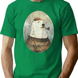 Onto The Shore T-Shirt for Men & Women, T-Shirts Graphic Tee - Green
