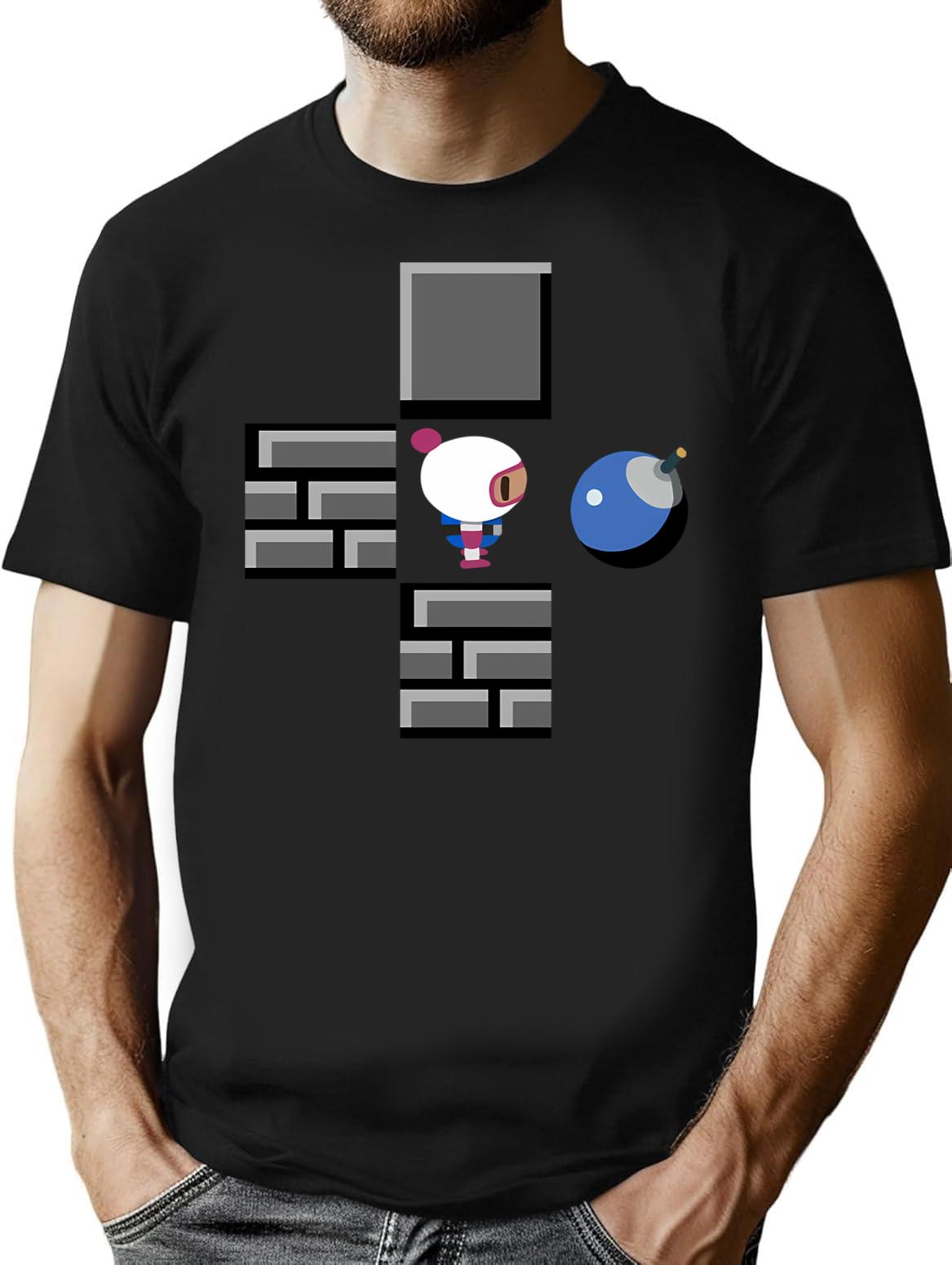 Oops T-Shirt for Men & Women, T-Shirts Graphic Tee - Black