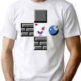 Oops T-Shirt for Men & Women, T-Shirts Graphic Tee - White