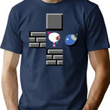 Oops T-Shirt for Men & Women, T-Shirts Graphic Tee - Navy