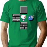 Oops T-Shirt for Men & Women, T-Shirts Graphic Tee - Green