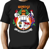 Orange Amps Vintage Crest T-Shirt for Men & Women, T-Shirts Graphic Tee - Black