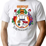 Orange Amps Vintage Crest T-Shirt for Men & Women, T-Shirts Graphic Tee - White