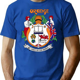 Orange Amps Vintage Crest T-Shirt for Men & Women, T-Shirts Graphic Tee - Blue