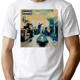 Ori Album O A S I S Definitely T-Shirt for Men & Women, T-Shirts Graphic Tee - White