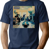 Ori Album O A S I S Definitely T-Shirt for Men & Women, T-Shirts Graphic Tee - Navy