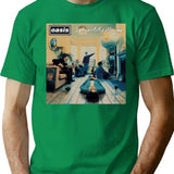 Ori Album O A S I S Definitely T-Shirt for Men & Women, T-Shirts Graphic Tee - Green