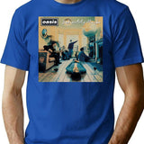 Ori Album O A S I S Definitely T-Shirt for Men & Women, T-Shirts Graphic Tee - Blue