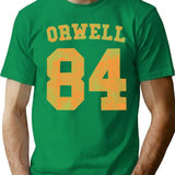 Orwell 84 (1) T-Shirt for Men & Women, T-Shirts Graphic Tee - Green