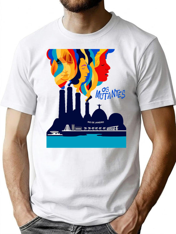 Os Mutantes T-Shirt for Men & Women, T-Shirts Graphic Tee - White