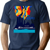 Os Mutantes T-Shirt for Men & Women, T-Shirts Graphic Tee - Navy