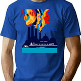 Os Mutantes T-Shirt for Men & Women, T-Shirts Graphic Tee - Blue
