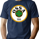 Ossa Retro Logo T-Shirt for Men & Women, T-Shirts Graphic Tee - Navy