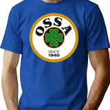Ossa Retro Logo T-Shirt for Men & Women, T-Shirts Graphic Tee - Blue