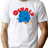 Oswald Octopus T-Shirt for Men & Women, T-Shirts Graphic Tee - White