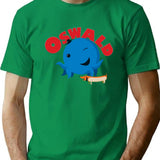 Oswald Octopus T-Shirt for Men & Women, T-Shirts Graphic Tee - Green