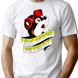 Otter BUC Around and Find Out Premium Heavyweight Cotton T-Shirt - White