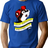 Otter BUC Around and Find Out Premium Heavyweight Cotton T-Shirt - Blue