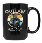 Outlaw Josey Wales Black Coffee Mug, Gift Coffee Mug
