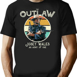 Outlaw Josey Wales Premium Heavyweight Cotton T-Shirt - Black