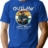Outlaw Josey Wales Premium Heavyweight Cotton T-Shirt - Blue