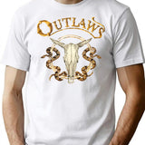 Outlaws Band Classic T-Shirt for Men & Women, T-Shirts Graphic Tee - White