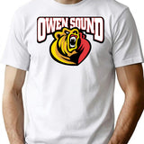 Owen Sound Attack Classic T Shirt T-Shirt for Men & Women, T-Shirts Graphic Tee - White